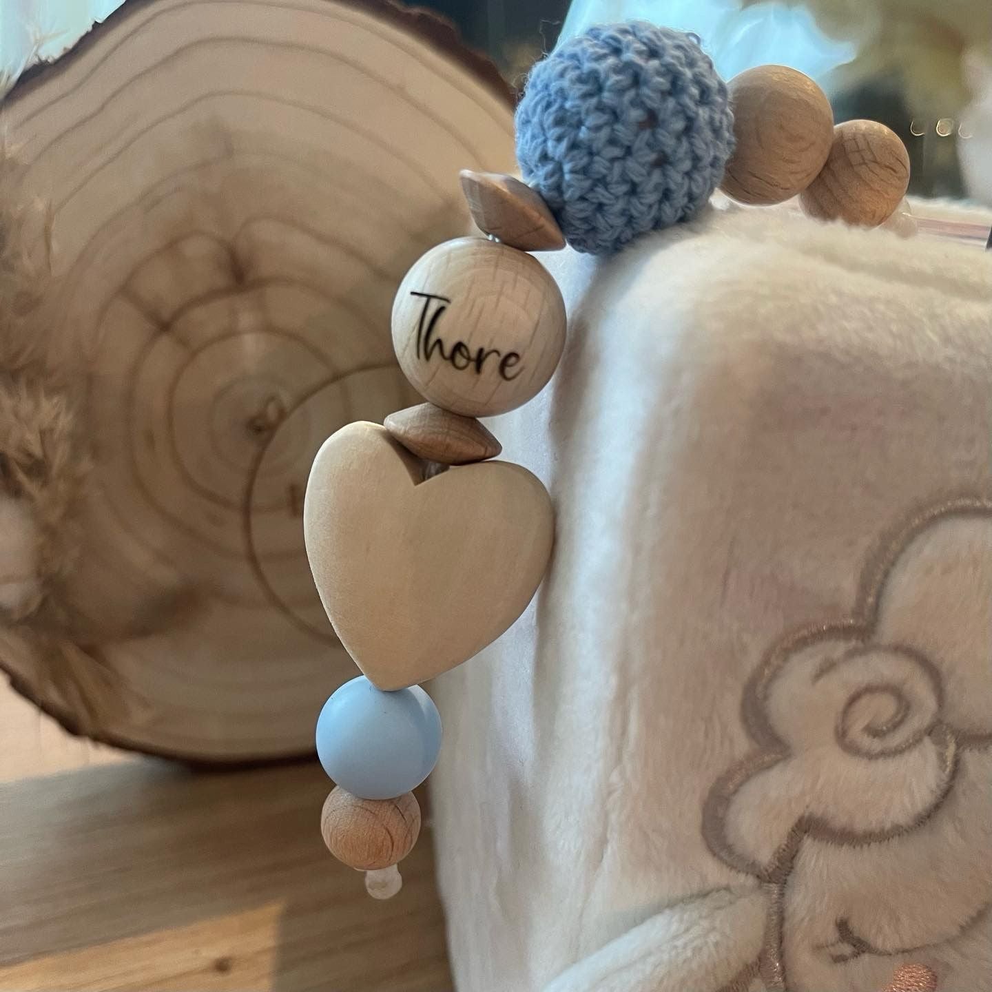 AUX Staubschutzstecker "Blue Love"