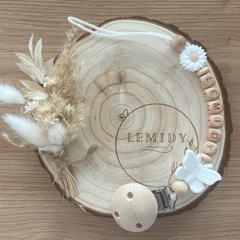 Schnullerkette "Floral Butterfly"