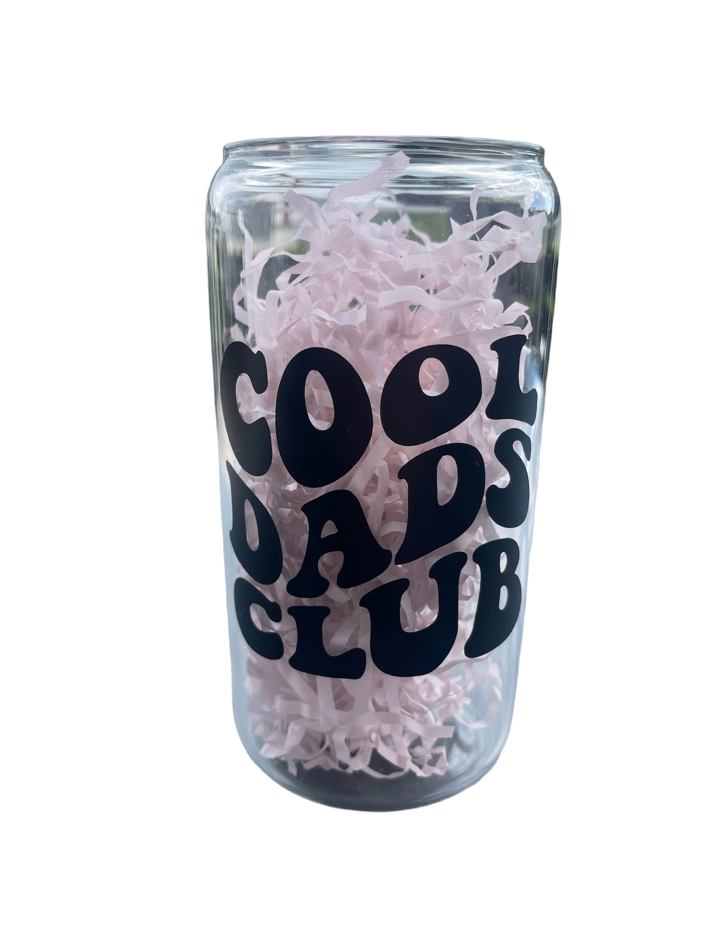 Cool Dads Club Trinkbecher aus Glas